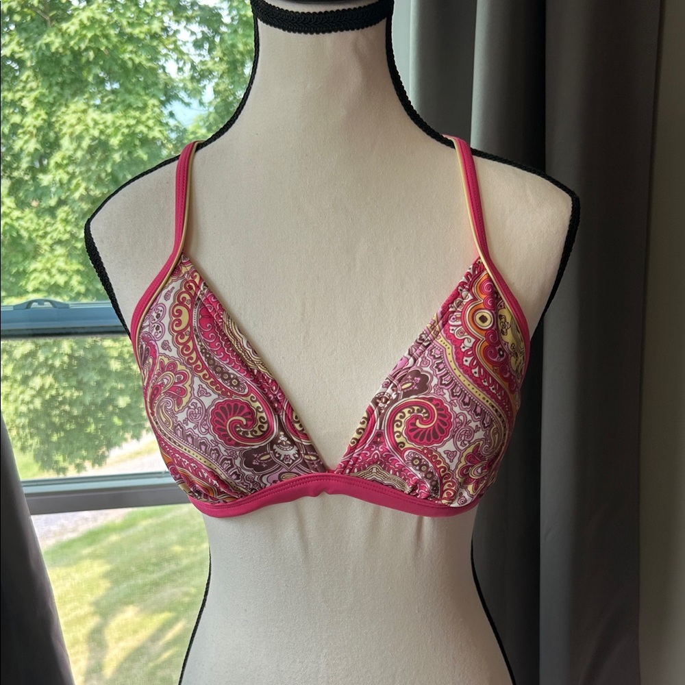 Athleta Pink Paisley Bralette